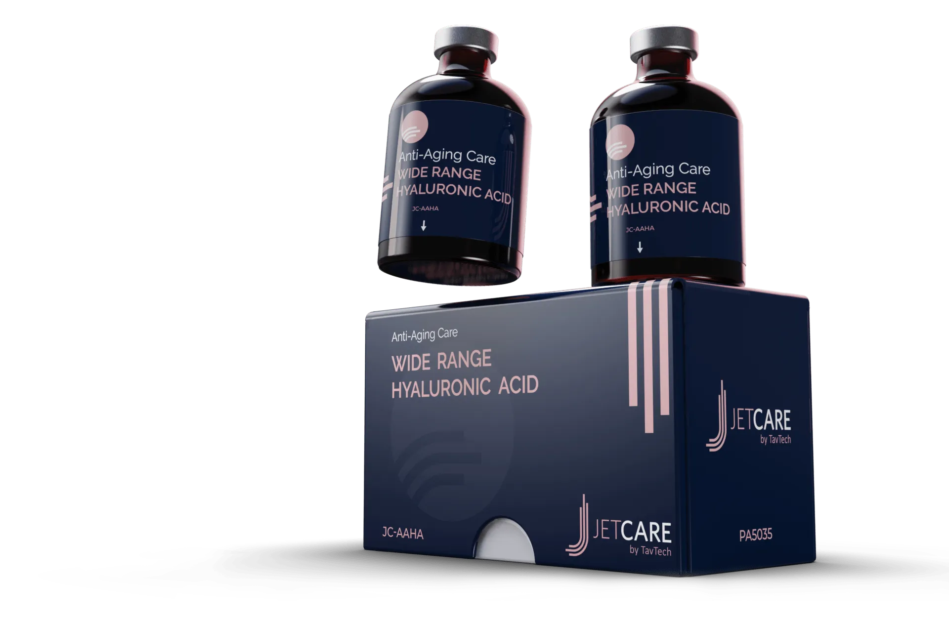 JetCare Anti-Aging Hyaluronic - Sérum à l'acide hyaluronique pour hydratation profonde et repulpage